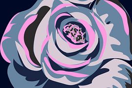 Modern flowers landscape by FRESH Fine Art