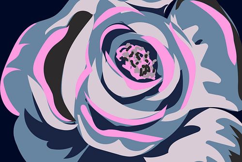 Moderne bloemen Landschap