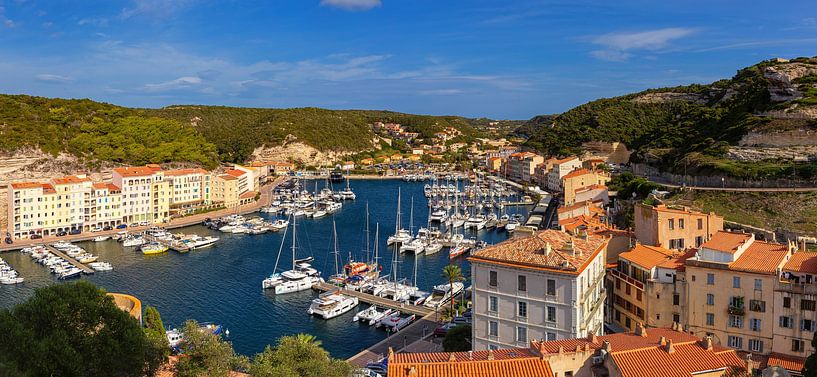 Bonifacio panorama, Corsica, France by Adelheid Smitt