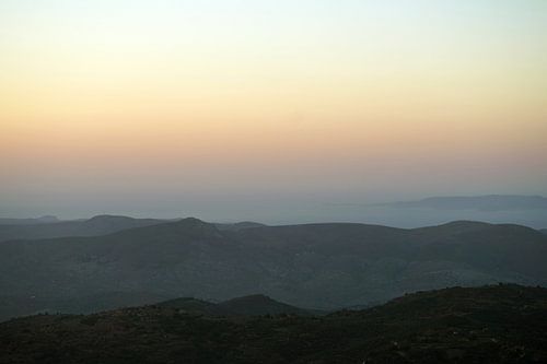 Sonnenuntergang Lassithi Plateau, Kreta