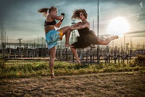 Kickboxer vs. Ballerina von Chau Nguyen