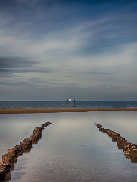 Nieuwvliet Strand, Zeeland. von Hille Bouma