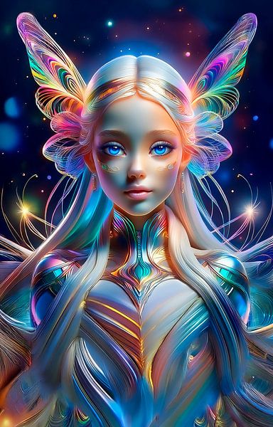 The angel of colour... by Ans Bastiaanssen
