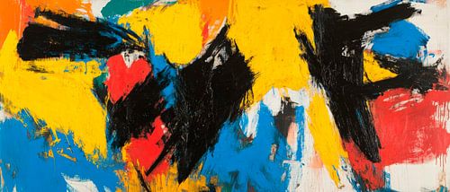 Abstracte kleurenexplosie - dynamisch en levendig