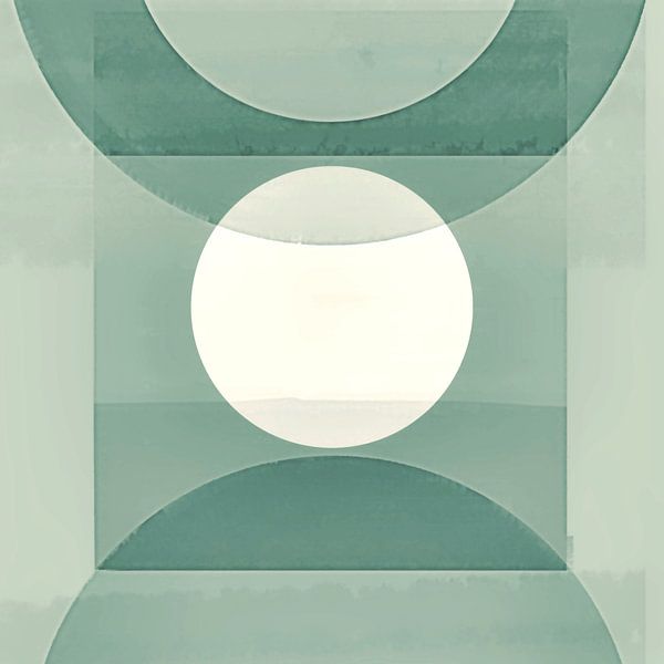 Formes abstraites pastel monochromes par FRESH Fine Art