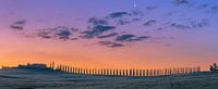 Sunrise Poggio Covili, Val d'Orcia, Tuscany, Italy by Henk Meijer Photography thumbnail