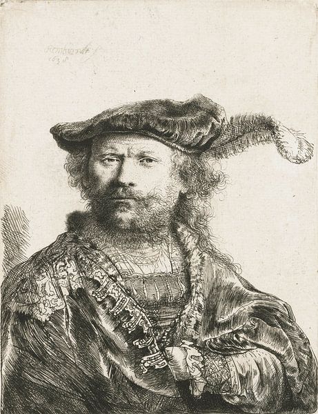 Rembrandt, Self-portrait by Atelier Liesjes