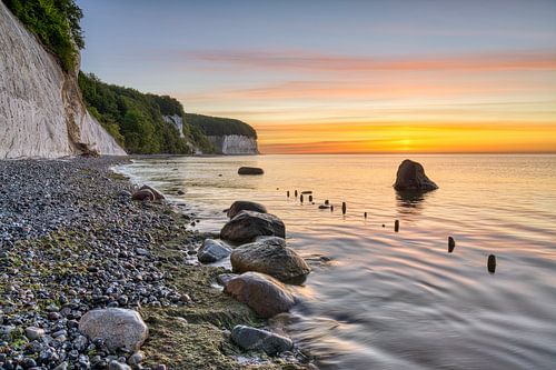 Piratenschlucht auf Rügen bei Sonnenaufgang