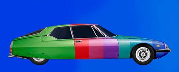 Citroen SM in multi-color by aRi F. Huber