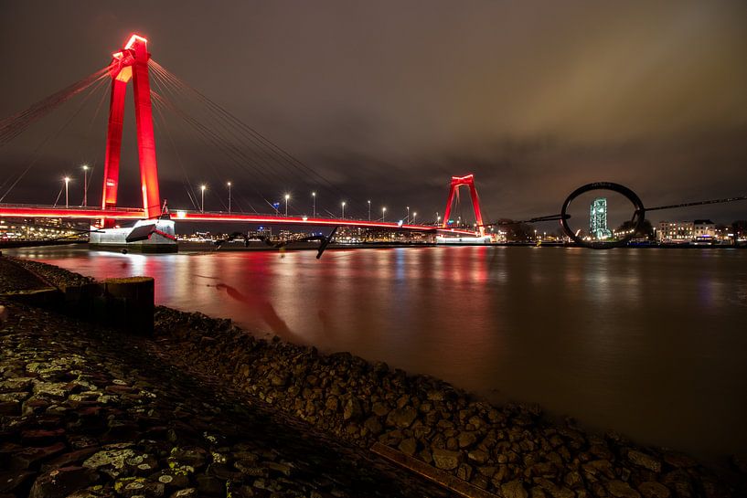 Rotterdam Willemsbrug van Rene Van Putten