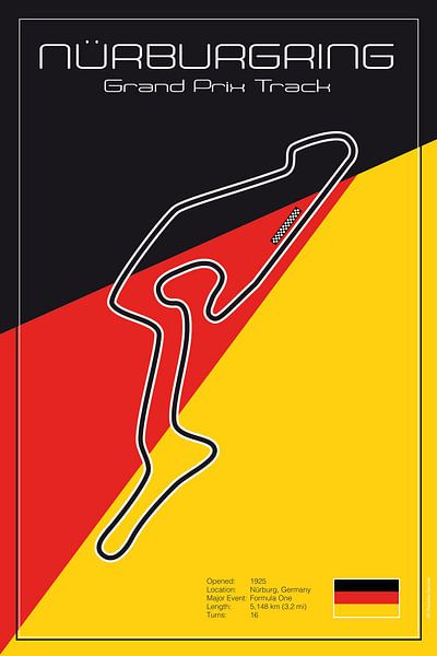 Renbaan Nürburgring van Theodor Decker