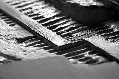 Kartonnen kunst landschap