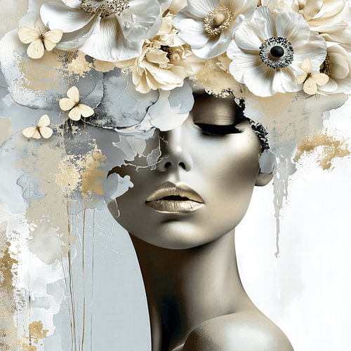 Golden Whisper – Florale Eleganz