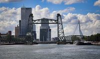De Hefbrug over de Maas in Rotterdam van Jan Kranendonk thumbnail