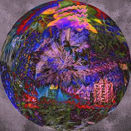 MODERNE KUNST : DAS GEBÄUDE IM EINKLAG MIT DER NATUR von Photoart-Naegele