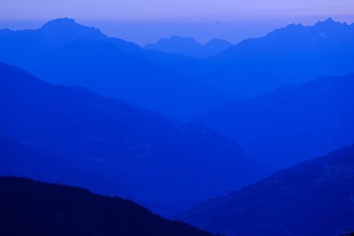 Sunrise, Petit Saint-Bernard pass, French Alps