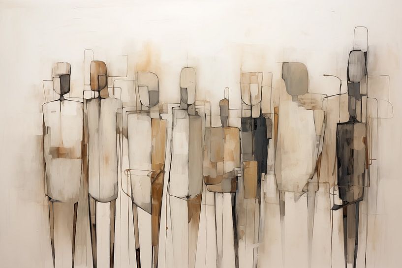 People abstract by Bert Nijholt
