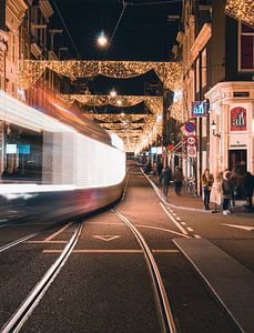 Utrechtsestraat am Abend