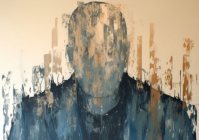 Abstract Man | Echoes of the Lost City by Wonderful Art