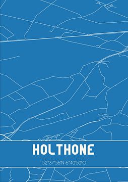 Blueprint | Map | Holthone (Overijssel) by Rezona