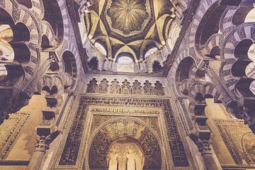 De Mirab van de Mezquita in Cordoba, Spain
