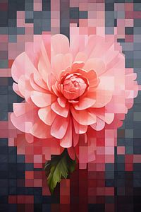 Nature morte Fleur Pixel sur But First Framing