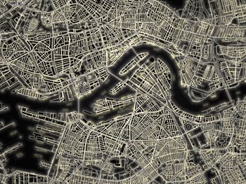 Lichtkaart Rotterdam