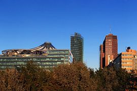 Skyline Berlijn aan de Potsdamer Platz van Frank Herrmann