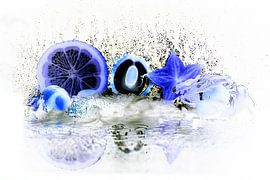 Obst im Nebel abstrakt von Tanja Kurzenknabe