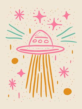 Pastel UFO van Treechild