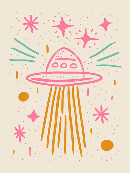 Pastel UFO by Treechild