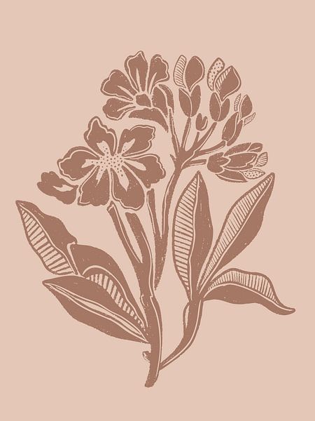 Mokka Bloemen van Nikita Jariwala