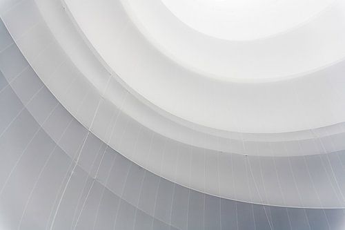 Witte cirkels van Jim van Iterson