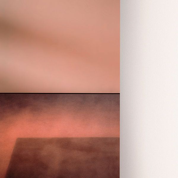 rosaer Teppich und weißer Bildschirm, Gilbert Claes von 1x