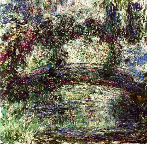 Water Lilies and Japanese Bridge, Claude Monet by Masterful Masters