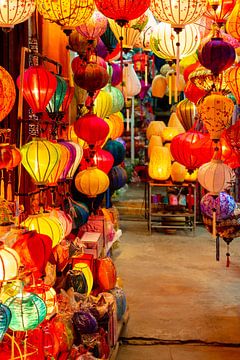 Lampionnen in Hoi An, Vietnam von Gijs de Kruijf