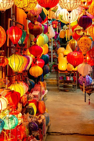 Lanternes à Hoi An, Vietnam par Gijs de Kruijf