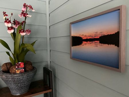 Silhouette reflection more in Finland