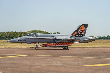 Spaanse EF-18A Hornet Demo Team 2022. van Jaap van den Berg