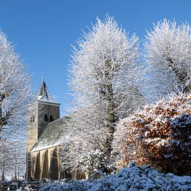 Martinikerk Easterein Fryslân van Willy Sybesma