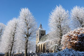 Martinikerk Easterein Fryslân van Willy Sybesma