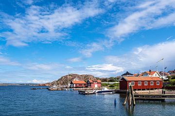 Blick auf den Ort Fiskebäckskil in Schweden von Rico Ködder