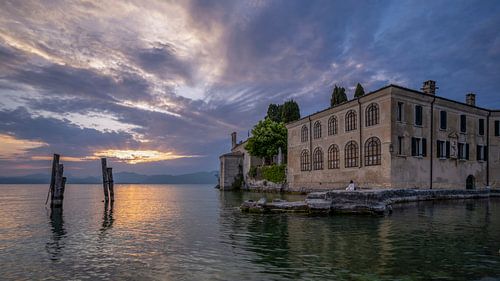 Sonnenuntergang in der Locanda San Vigilio - Lago di Garda I