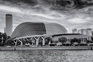 Singapour - Icône architecturale sur le quai