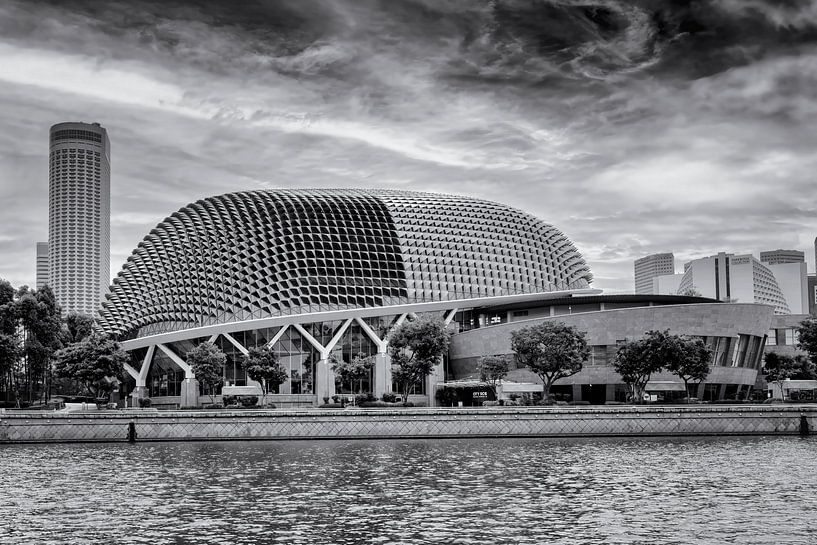 Singapur - Architektonische Ikone am Quai von Stadtlandschaften – Rick Van der Poorten Fotografie