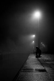 Warten an der Schleuse von Tim Corbeel