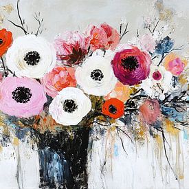 Stilleben mit Blumen von ARTEO Gemälde