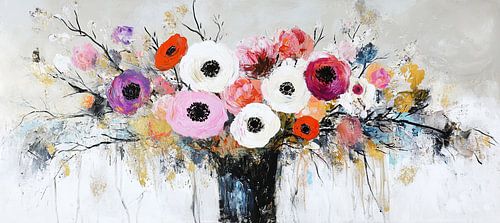 Stilleben mit Blumen