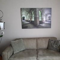 Photo de nos clients: Corridor vert par Perry Wiertz, sur toile