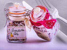 Rose petals salt by Photoart-Naegele